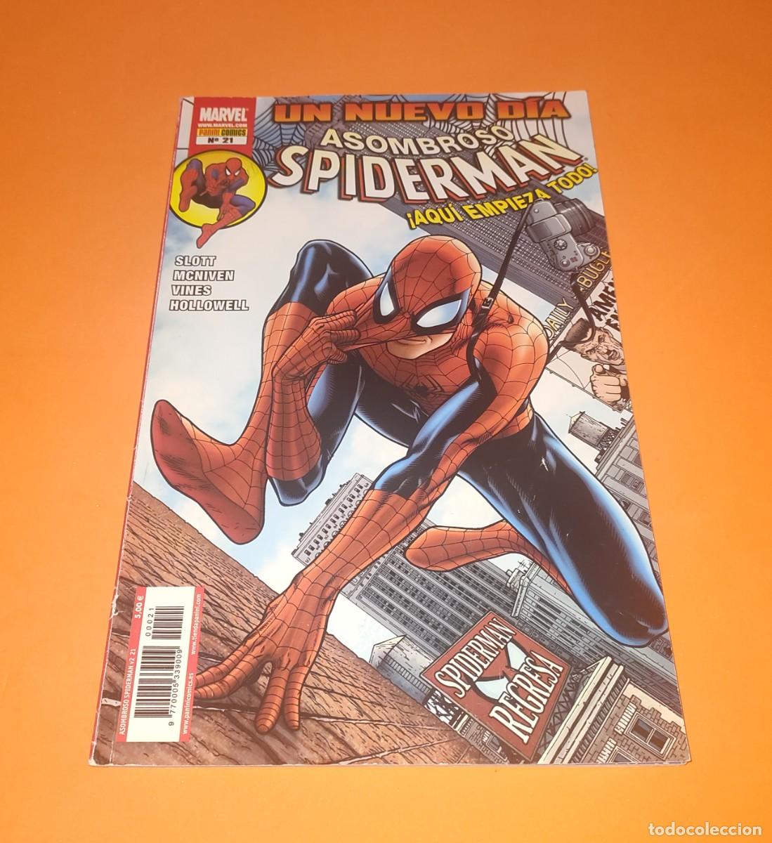C&oacute;mics: COMIC ASOMBROSO SPIDERMAN - UN NUEVO D&Iacute;A N&ordm; 21 - MARVEL - PANINI COMICS - - Foto 1