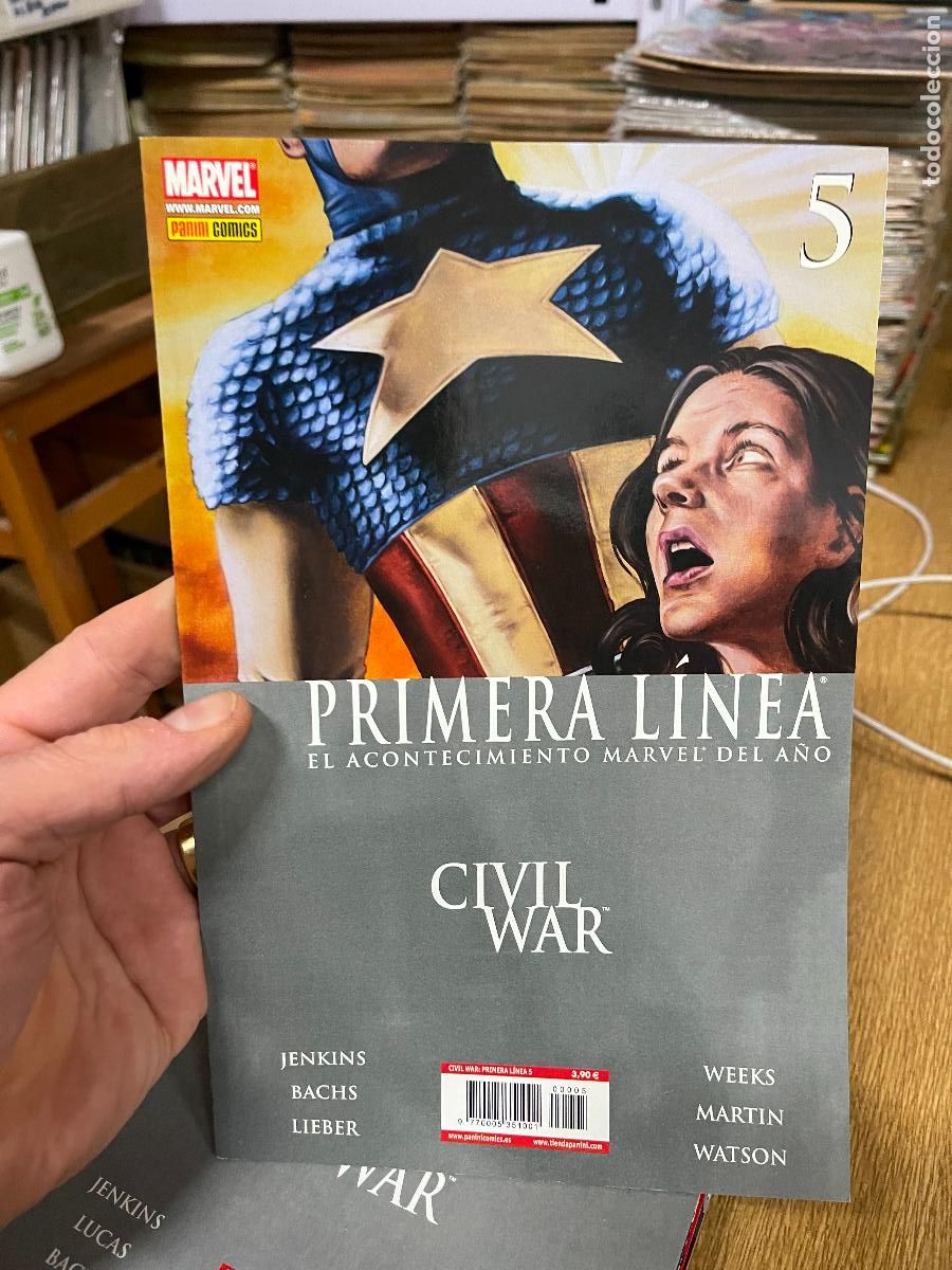 C&oacute;mics: PANINI PRIMERA LINEA NUMERO 5 MUY BUEN ESTADO - Foto 1