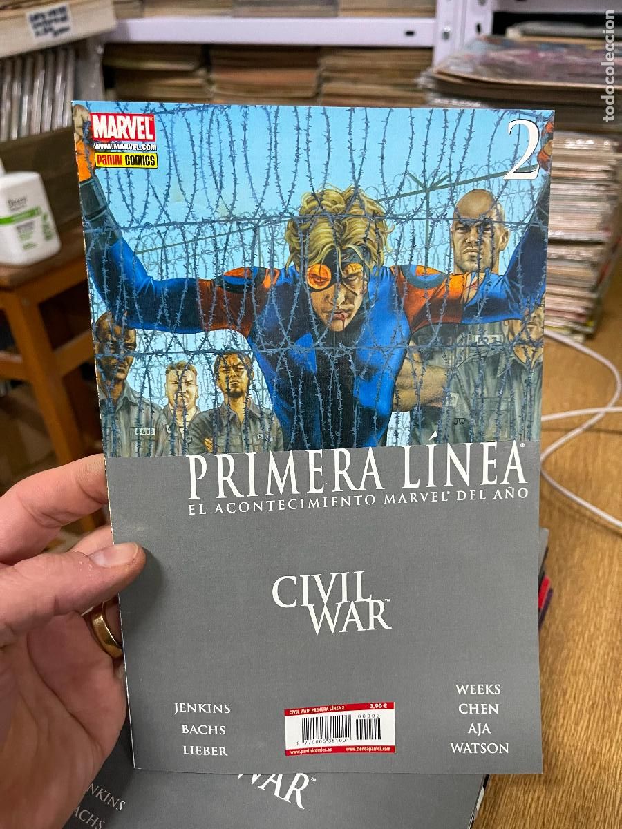 C&oacute;mics: PANINI PRIMERA LINEA NUMERO 2 MUY BUEN ESTADO - Foto 1
