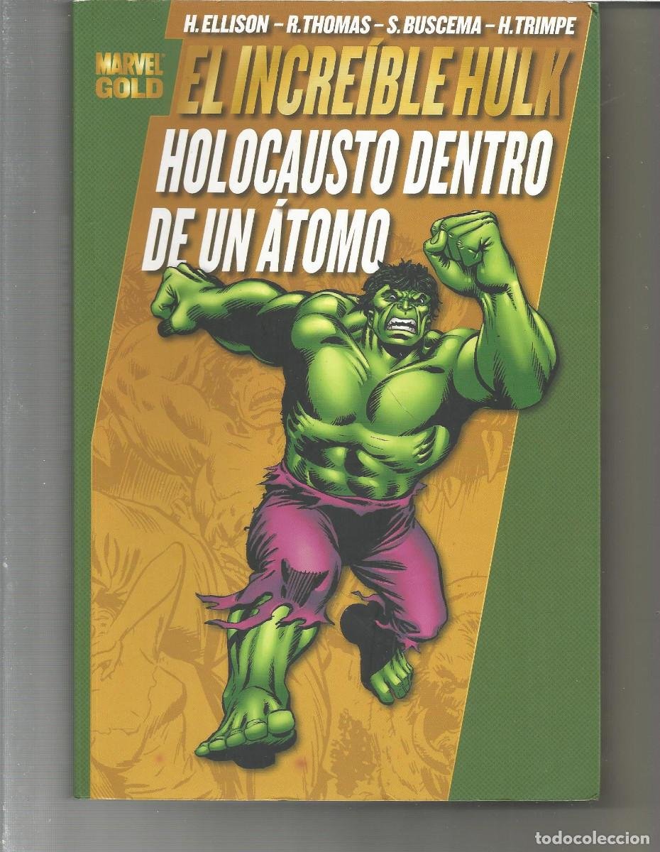 Lote 481135782: MARVEL GOLD EL INCREIBLE HULK: HOLOCAUSTO DENTRO DE UN ATOMO PANINI CÓMICS