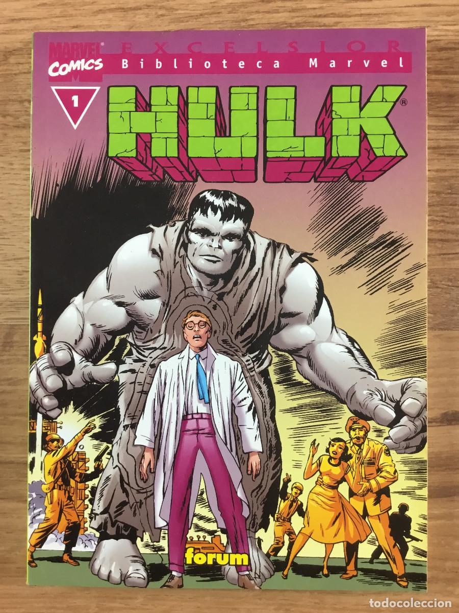 C&oacute;mics: BIBLIOTECA MARVEL - HULK - LOTE 6 PRIMEROS NUMEROS + N&ordm; 27 - Foto 2