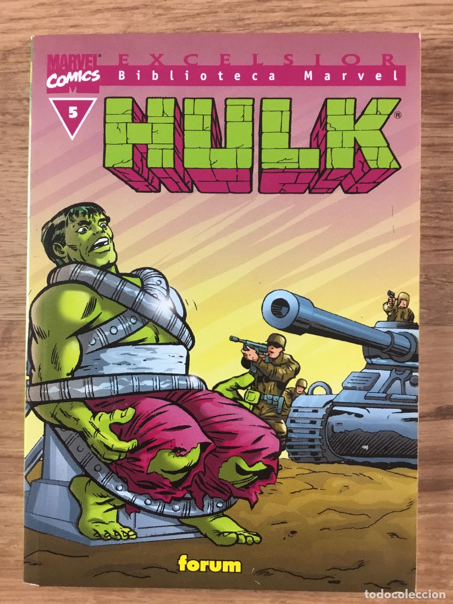C&oacute;mics: BIBLIOTECA MARVEL - HULK - LOTE 6 PRIMEROS NUMEROS + N&ordm; 27 - Foto 6