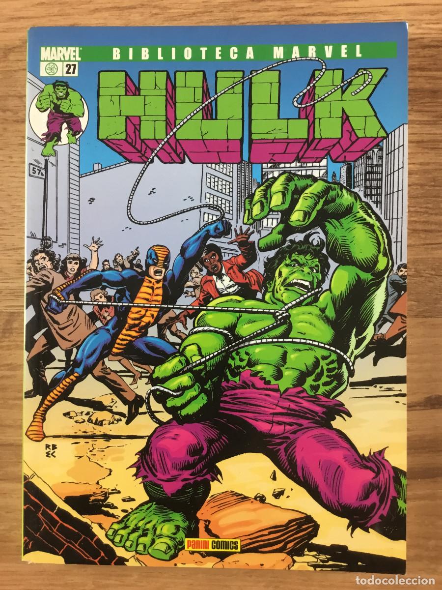 C&oacute;mics: BIBLIOTECA MARVEL - HULK - LOTE 6 PRIMEROS NUMEROS + N&ordm; 27 - Foto 8