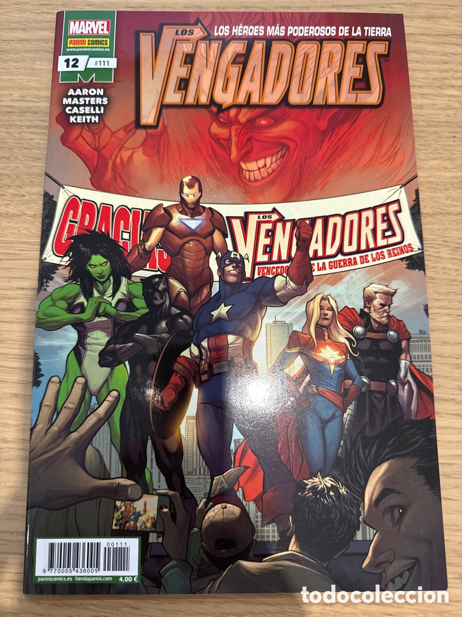 C&oacute;mics: Los vengadores 12 / 111 (grapa) - Aaron, Masters, Caselli, Keith - Panini / Marvel - Foto 1