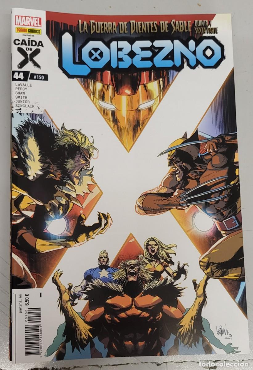 C&oacute;mics: LOBEZNO VOL 6 N&ordm; 44 / 150 : LA GUERRA DE DIENTES DE SABLE 5&ordf; y 6&ordf; PARTE BENJAMIN PERCY/MARVEL-PANINI