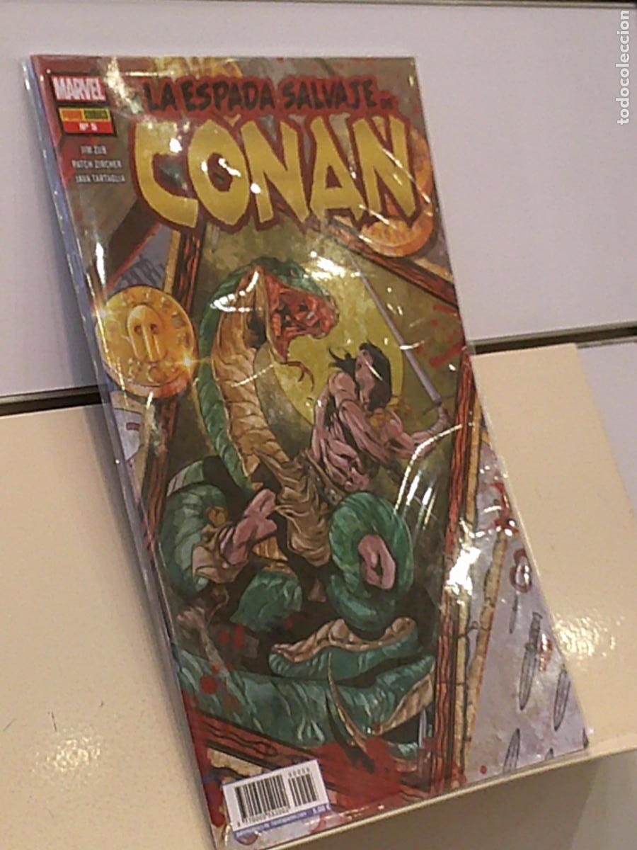 C&oacute;mics: LA ESPADA SALVAJE DE CONAN N&ordm; 5 MARVEL - PANINI - Foto 1
