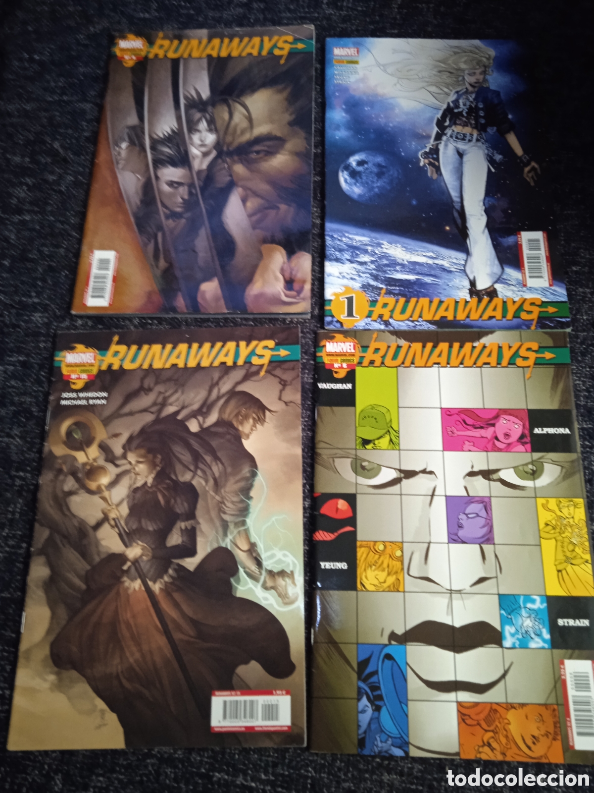 C&oacute;mics: RUNAWAYS VOL.2 , LOTE 4 EJEMPLARES -edita : PANINI - Foto 1
