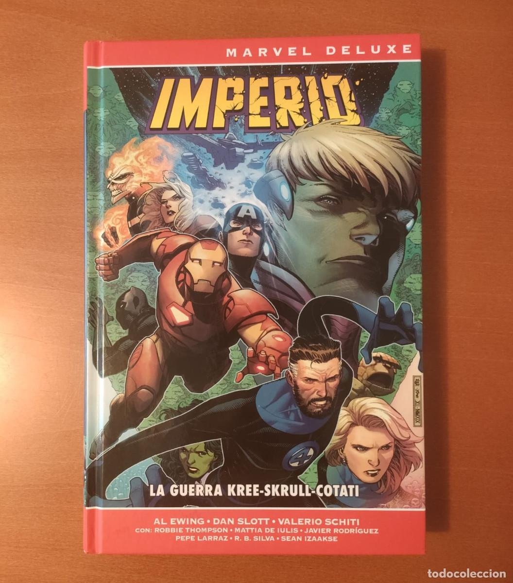 Lote 487219302: Marvel Deluxe. Imperio: La Guerra Kree-Skrull-Cotati Panini Cómics