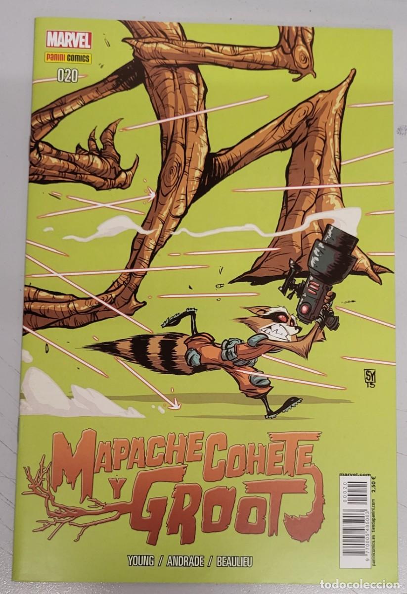C&oacute;mics: MAPACHE COHETE N&ordm; 20 - MAPACHE COHETE Y GROOT N&ordm; 3 / MARVEL - PANINI - Foto 1