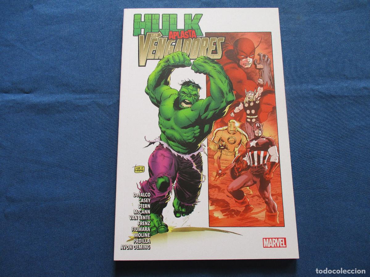 C&oacute;mics: MARVEL / HULK APLASTA LOS VENGADORES &middot; TOMO R&Uacute;STICA - Foto 2