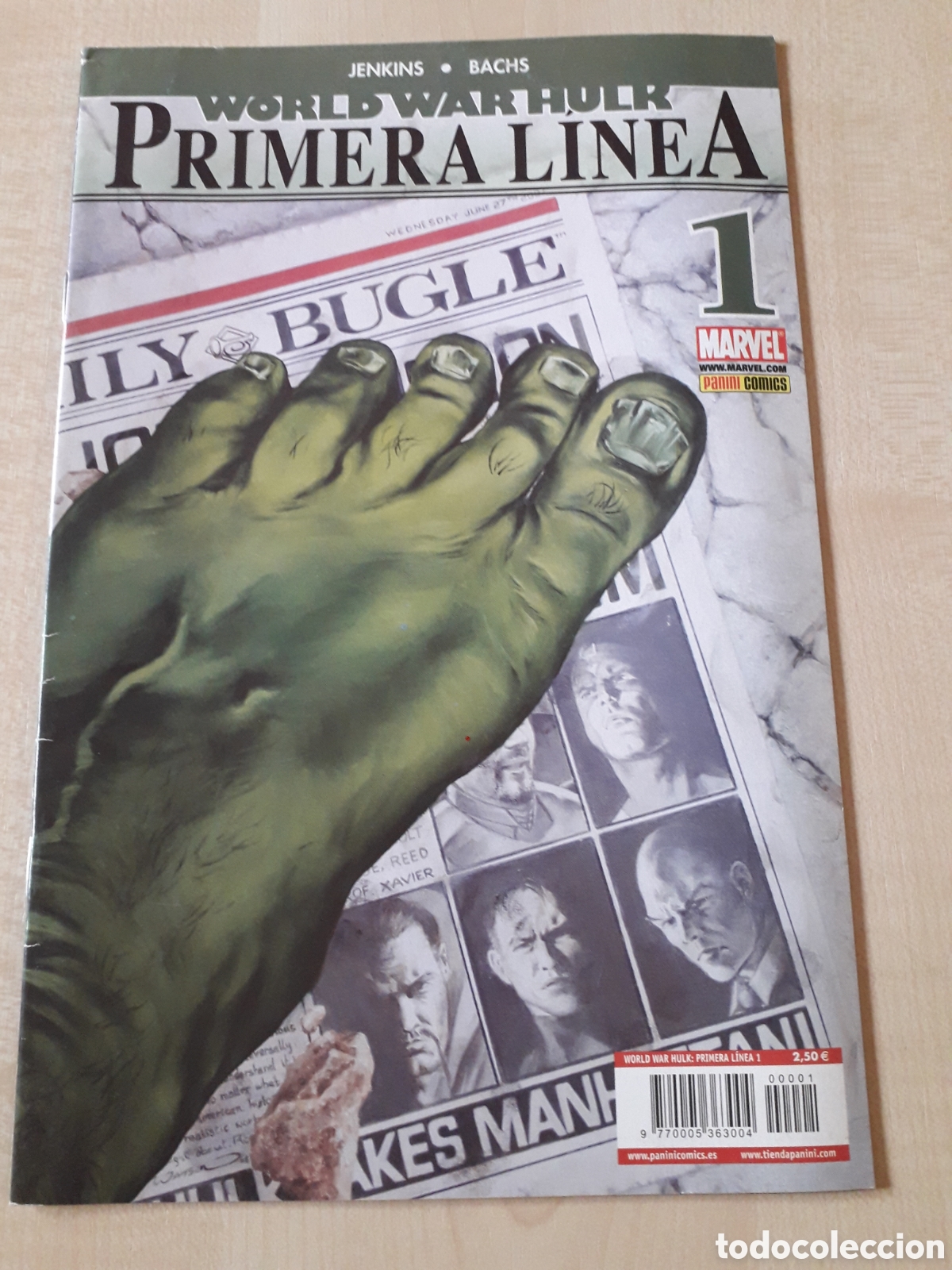 C&oacute;mics: World war Hulk primera L&iacute;nea num 1. Excelente estado - Foto 1