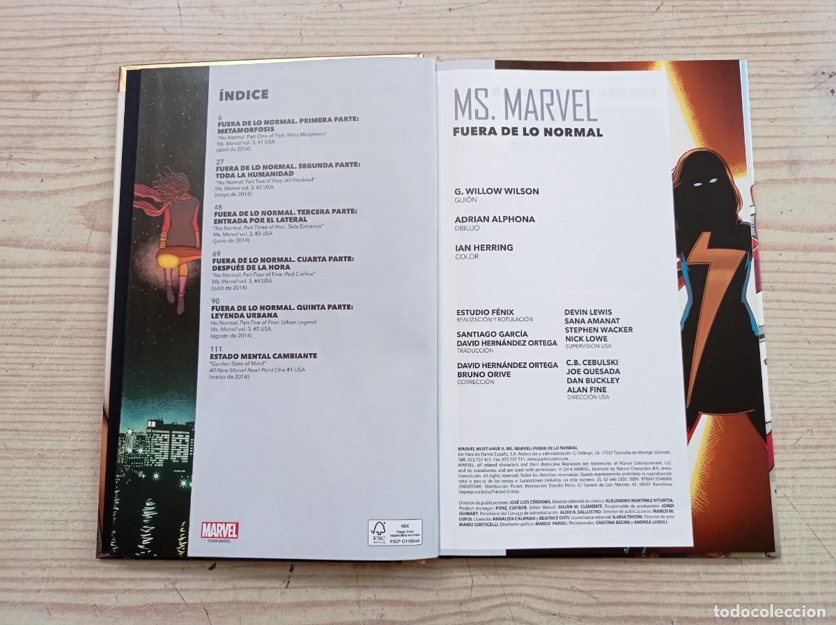 C&oacute;mics: MS. Marvel - Fuera De Lo Normal - G. Willow Wilson - Adrian Alphona - 2020 - Panini - Foto 3