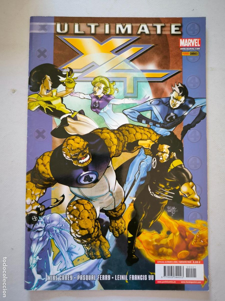 C&oacute;mics: ULTIMATE X4 - 4 FANTASTICOS Y X MEN - MARVEL - PANINI (H2) - Foto 1