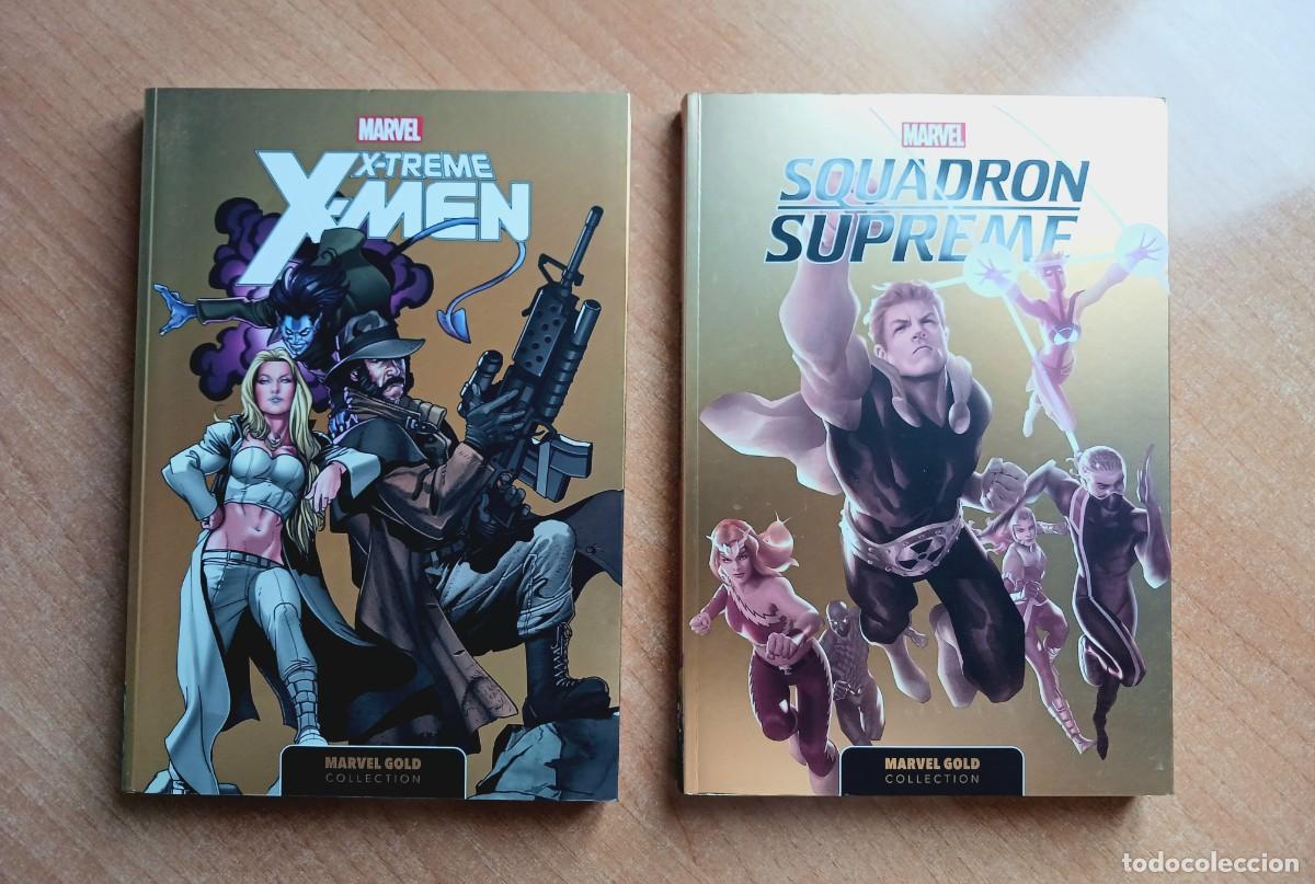 Comics: Pack: X-treme X-Men + Escuadr&oacute;n Supremo - Marvel Gold