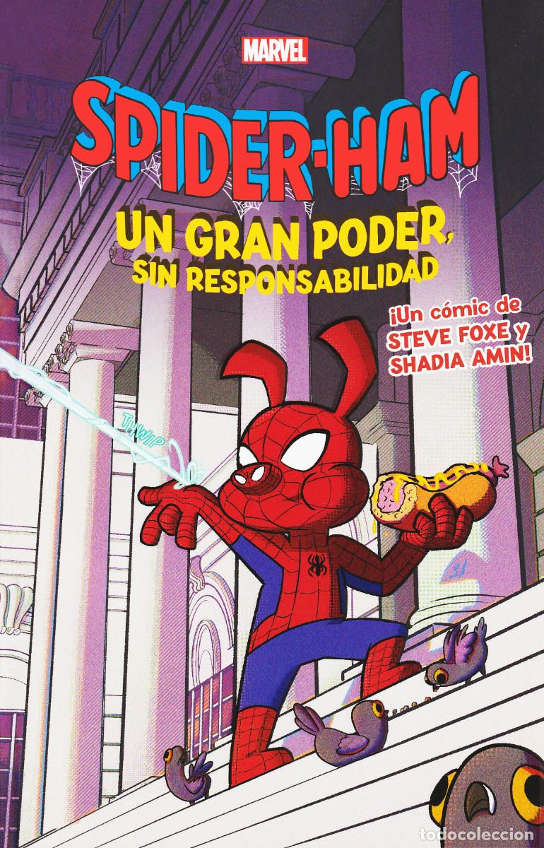 C&oacute;mics: SPIDER-HAM UN GRAN PODER, SIN RESPONSABILIDAD DE STEVE FOXE Y SHADIA AMIN (Panini) Integral Oferta - Foto 1