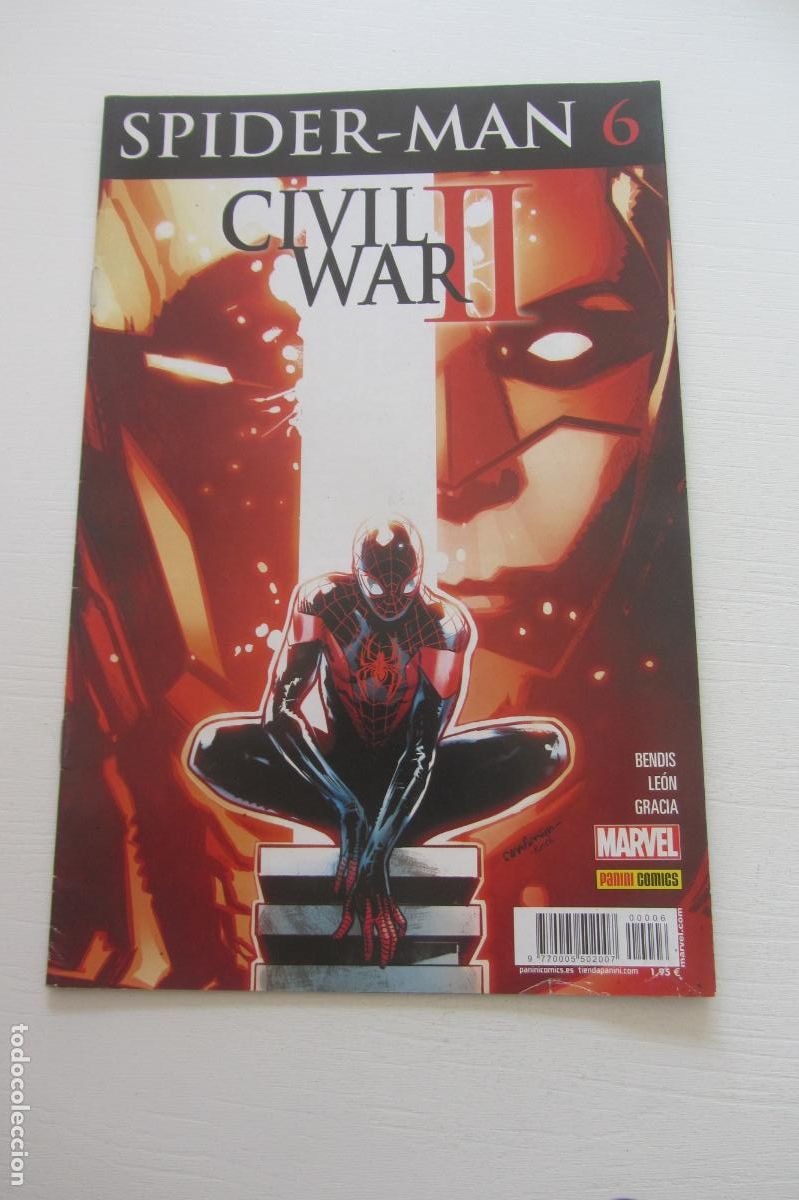 C&oacute;mics: SPIDER-MAN 6 (CIVIL WAR II) PANINI arx37 - Foto 1