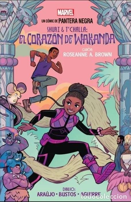 C&oacute;mics: Marvel Scholastic. Shuri & TChalla: El coraz&oacute;n de Wakanda. PANTERA NEGRA. PANINI. - Foto 1