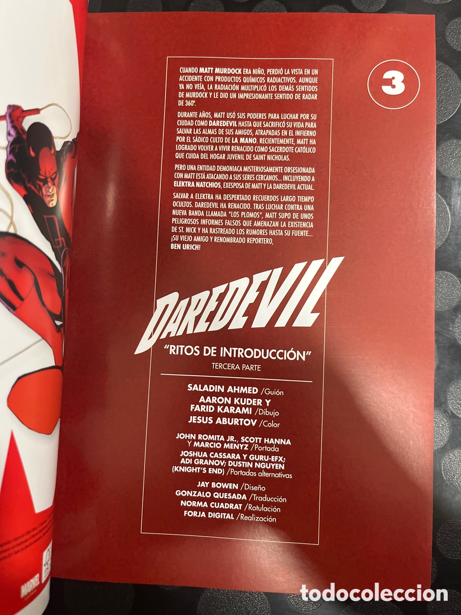 C&oacute;mics: DAREDEVIL N.50 / 3 RITOS DE INTRODUCCI&Oacute;N ( 2019/&hellip; ) - Foto 3