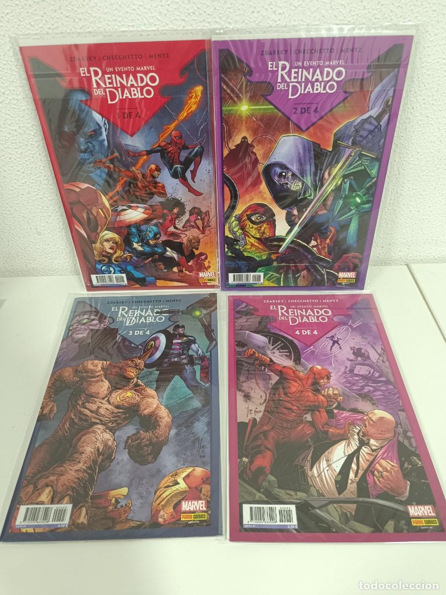 C&oacute;mics: EL REINADO DEL DIABLO - Coleccion Completa - 4 numeros - Marvel - Panini - Foto 1