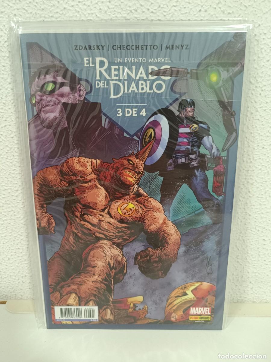 C&oacute;mics: EL REINADO DEL DIABLO - Coleccion Completa - 4 numeros - Marvel - Panini - Foto 4