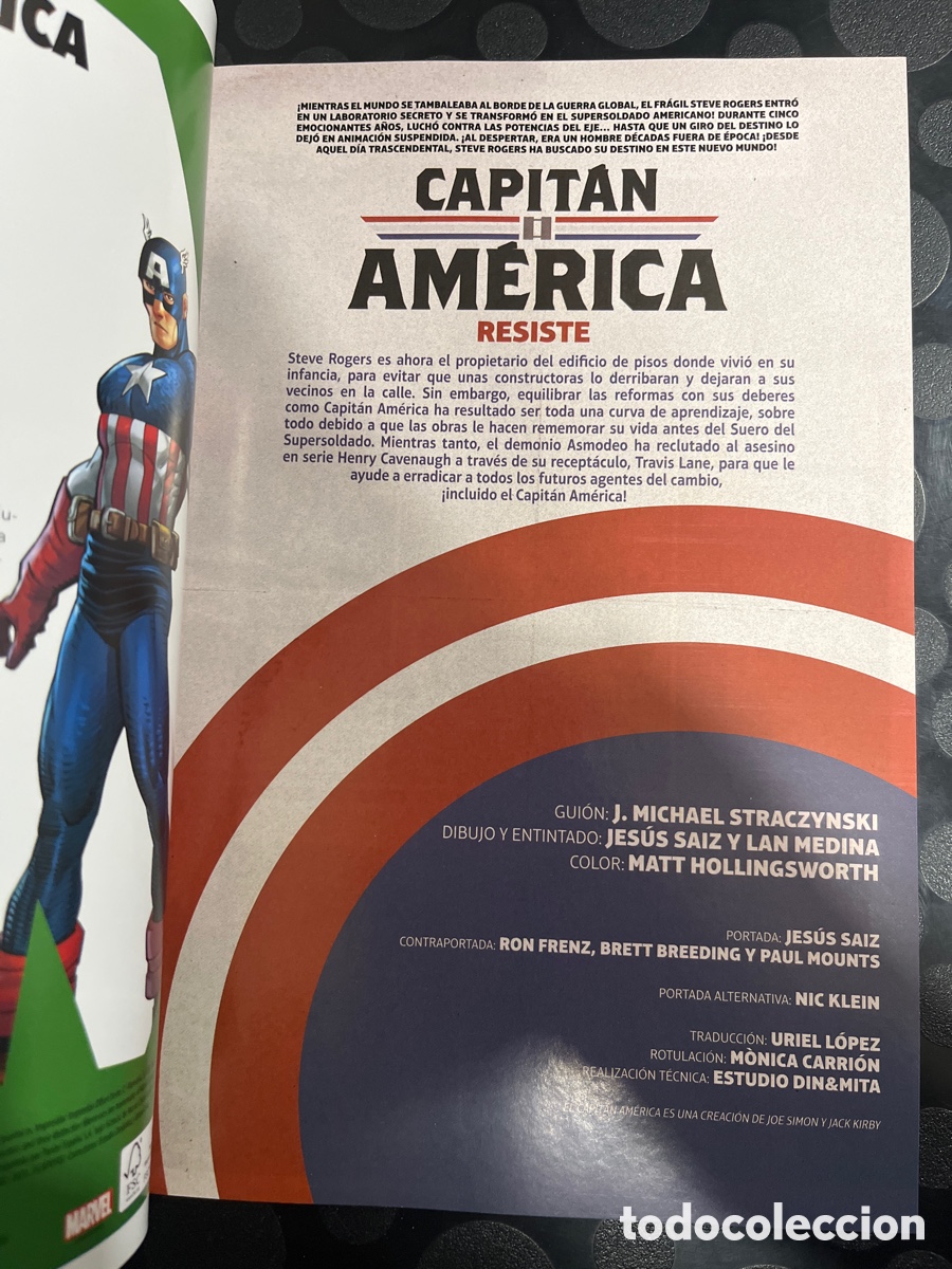 C&oacute;mics: CAPIT&Aacute;N AM&Eacute;RICA VOL.8 N.158 / 3 RESISTE ( 2011/... ) - Foto 3