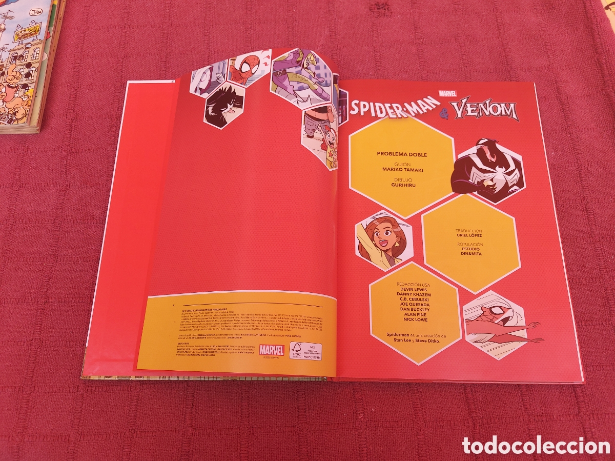 C&oacute;mics: COMIC SPIDERMAN Y VENENO: PROBLEMA DOBLE ,MARVEL- TAMAKI GURIHIRU-PANINI COMICS - Foto 7