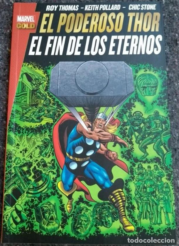 C&oacute;mics: MARVEL GOLD EL PODEROSO THOR, EL FIN DE LOS ETERNOS. TOMO PANINI - Foto 1