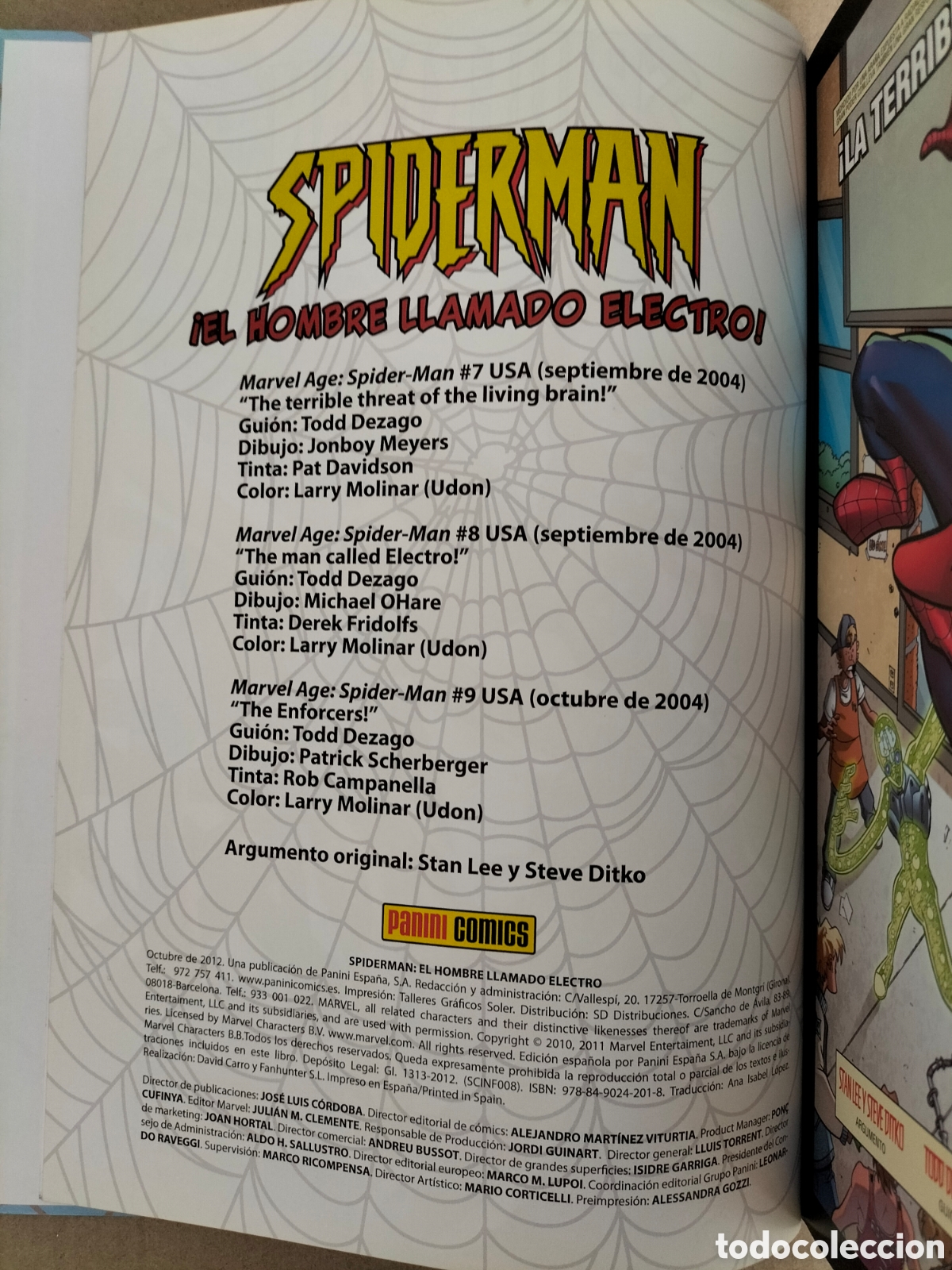 C&oacute;mics: Comic Spiderman &iexcl; El hombre llamado electro ! Stan Lee y Steve Ditko. Panini comics, 2012. Libro - Foto 3