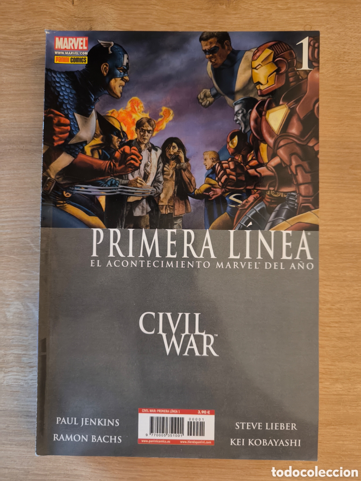 Fumetti: Civil war. Primera l&iacute;nea. 6 tomos