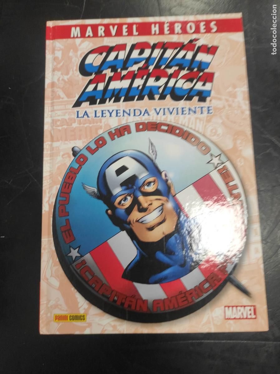 C&oacute;mics: LIBRO, MARVEL HEROES, CAPITAN AMERICA, LA LEYENDA VIVIENTE, PANINI COMICS - Foto 1