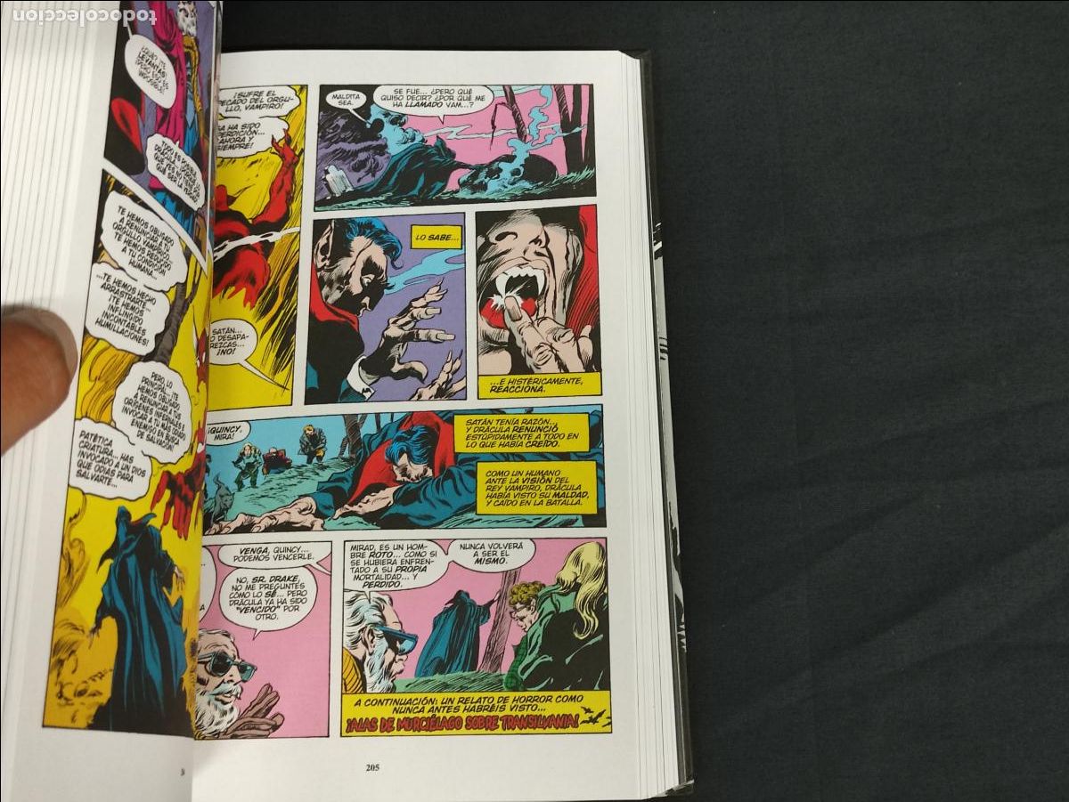 C&oacute;mics: MARVEL LIMITED EDITION - LA TUMBA DE DRACULA - LA MUERTE DE DRACULA - PANINI - - Foto 5