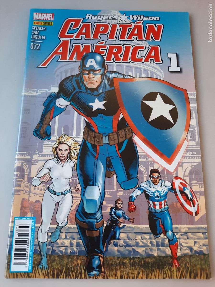C&oacute;mics: CAPIT&Aacute;N AM&Eacute;RICA N&ordm; 72 AL 74 - ED. PANINI MARVEL - Foto 2