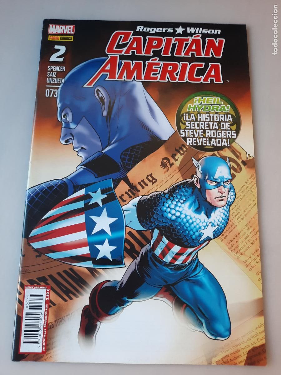 C&oacute;mics: CAPIT&Aacute;N AM&Eacute;RICA N&ordm; 72 AL 74 - ED. PANINI MARVEL - Foto 3