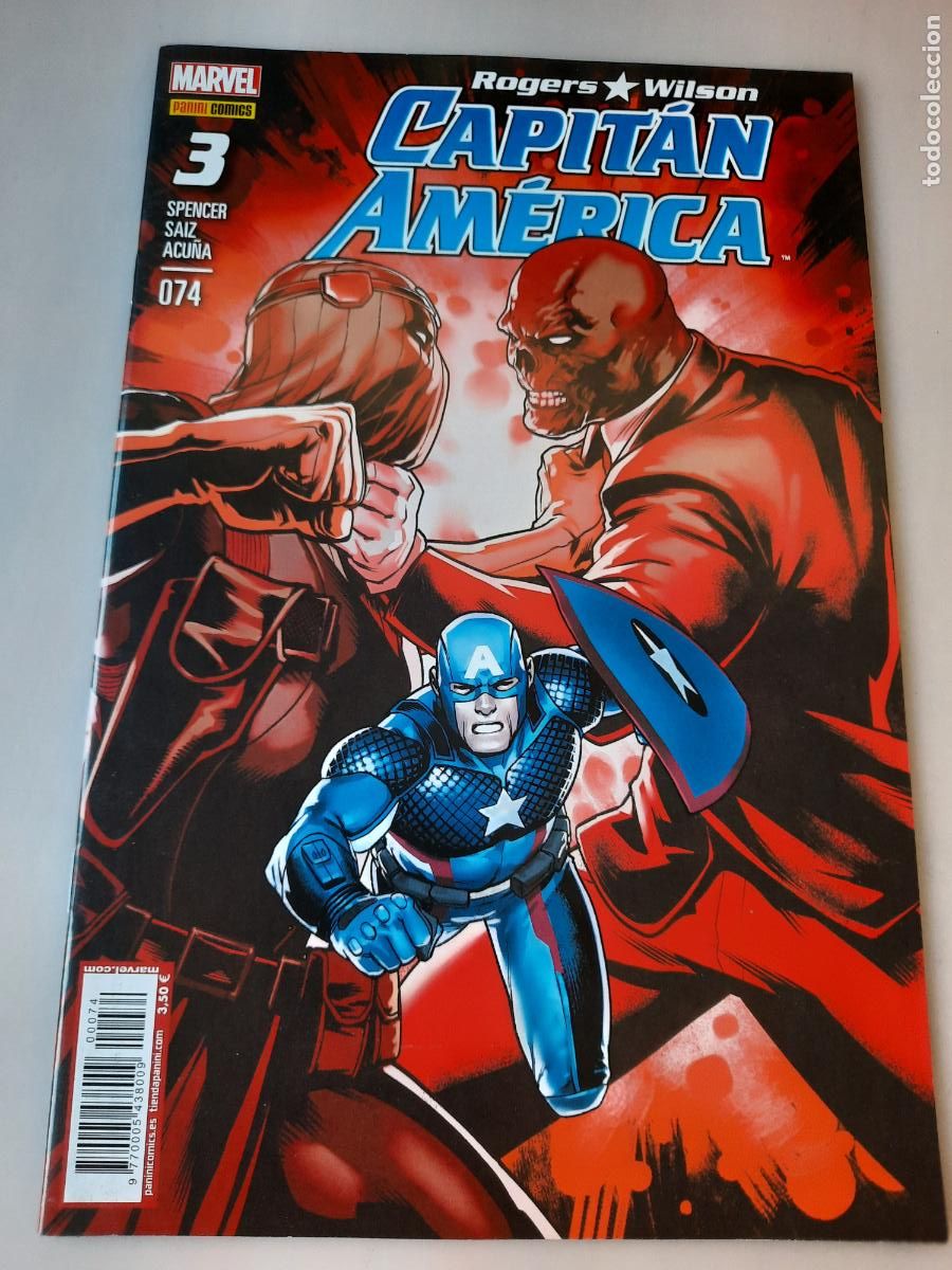 C&oacute;mics: CAPIT&Aacute;N AM&Eacute;RICA N&ordm; 72 AL 74 - ED. PANINI MARVEL - Foto 4