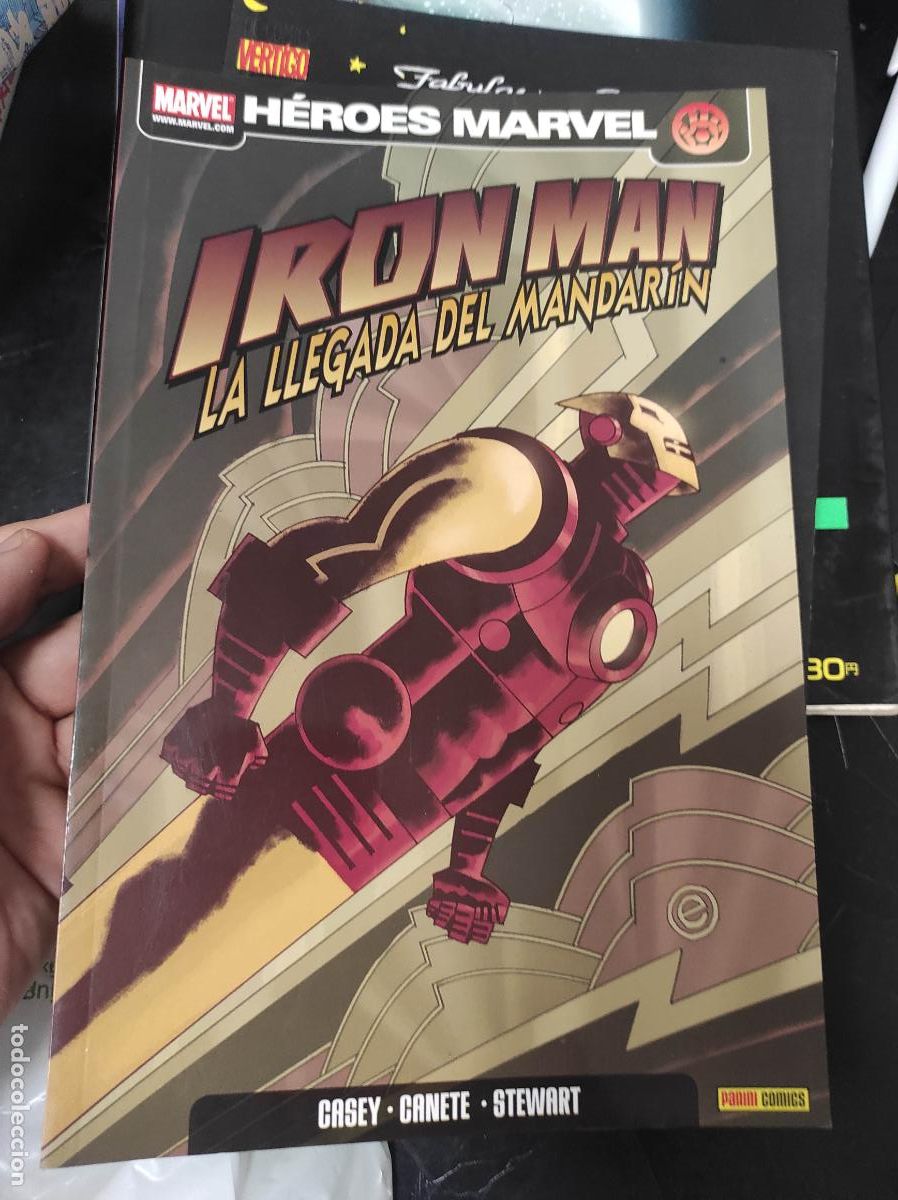 C&oacute;mics: H&Eacute;ROES MARVEL: IRON MAN - LA LLEGADA DEL MANDAR&Iacute;N - TOMO - PANINI - Foto 1