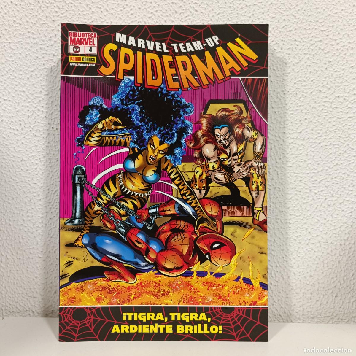 C&oacute;mics: MARVEL TEAM-UP SPIDERMAN - NUMERO 4 - GRAPA MARVEL PANINI DE KIOSCO - Foto 1