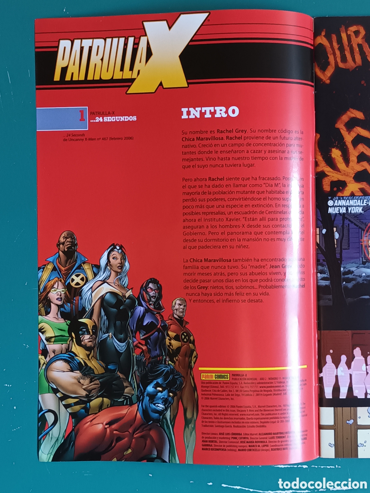 C&oacute;mics: Patrulla X Vol 3 N 11 PANINI - MARVEL 2006 - Foto 2
