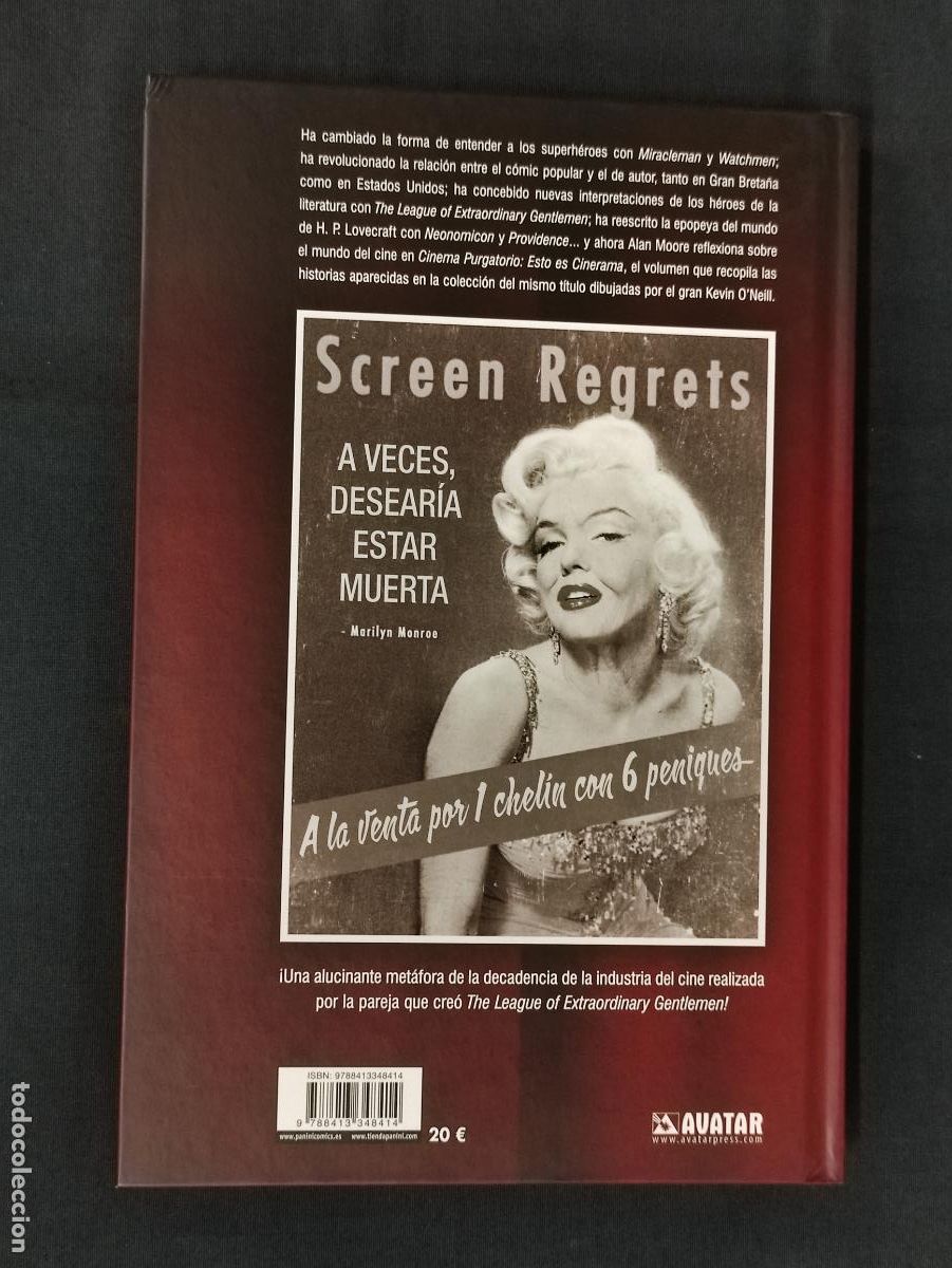 C&oacute;mics: ALAN MOORE - CINEMA PURGATORIO - ESTO ES CINERAMA - PANINI - - Foto 2