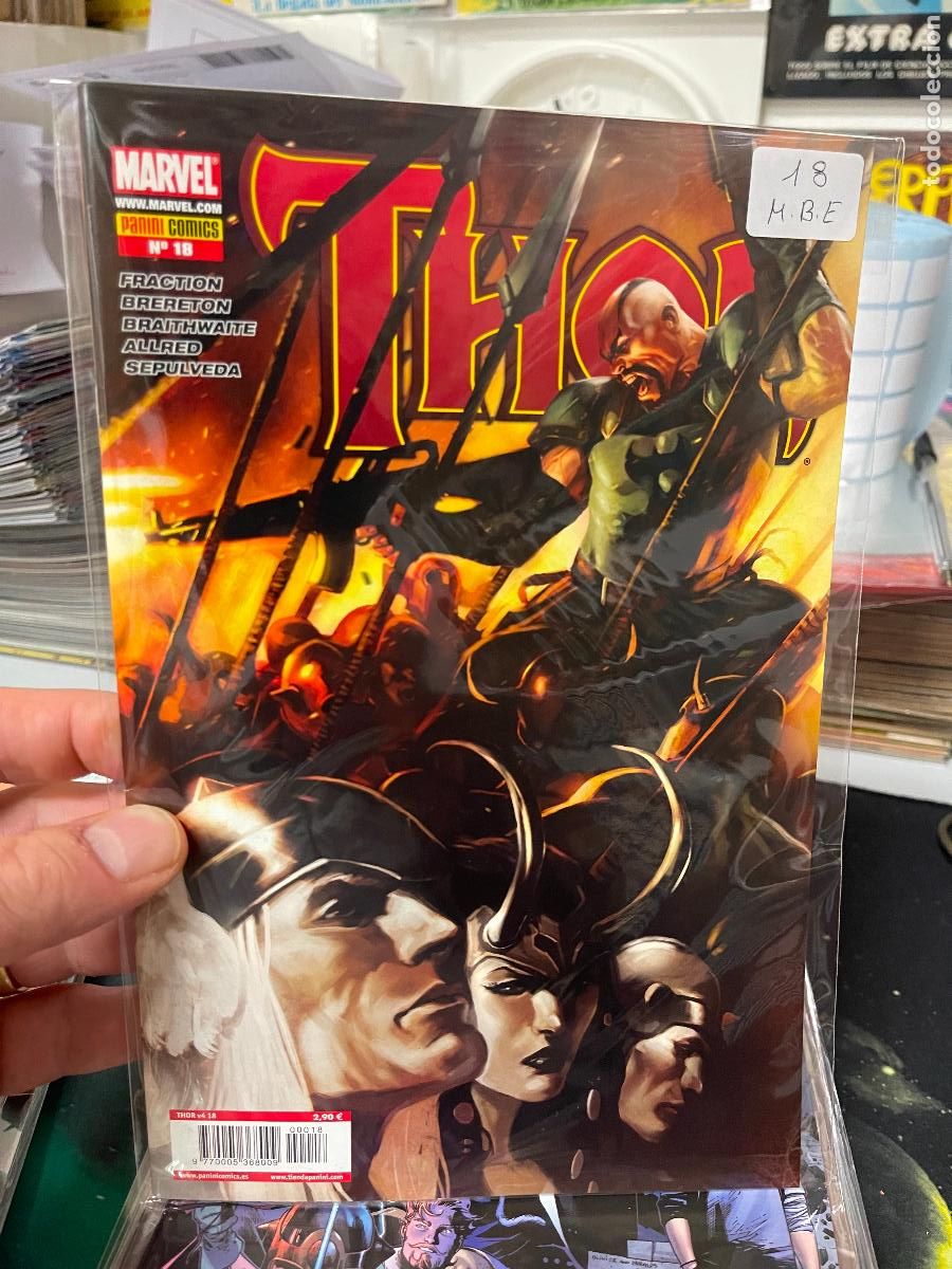 C&oacute;mics: THOR PANINI COMICS NUMERO 18 MUY BUEN ESTADO - Foto 1