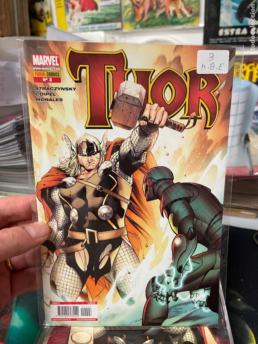 C&oacute;mics: THOR PANINI COMICS NUMERO 3 MUY BUEN ESTADO - Foto 1