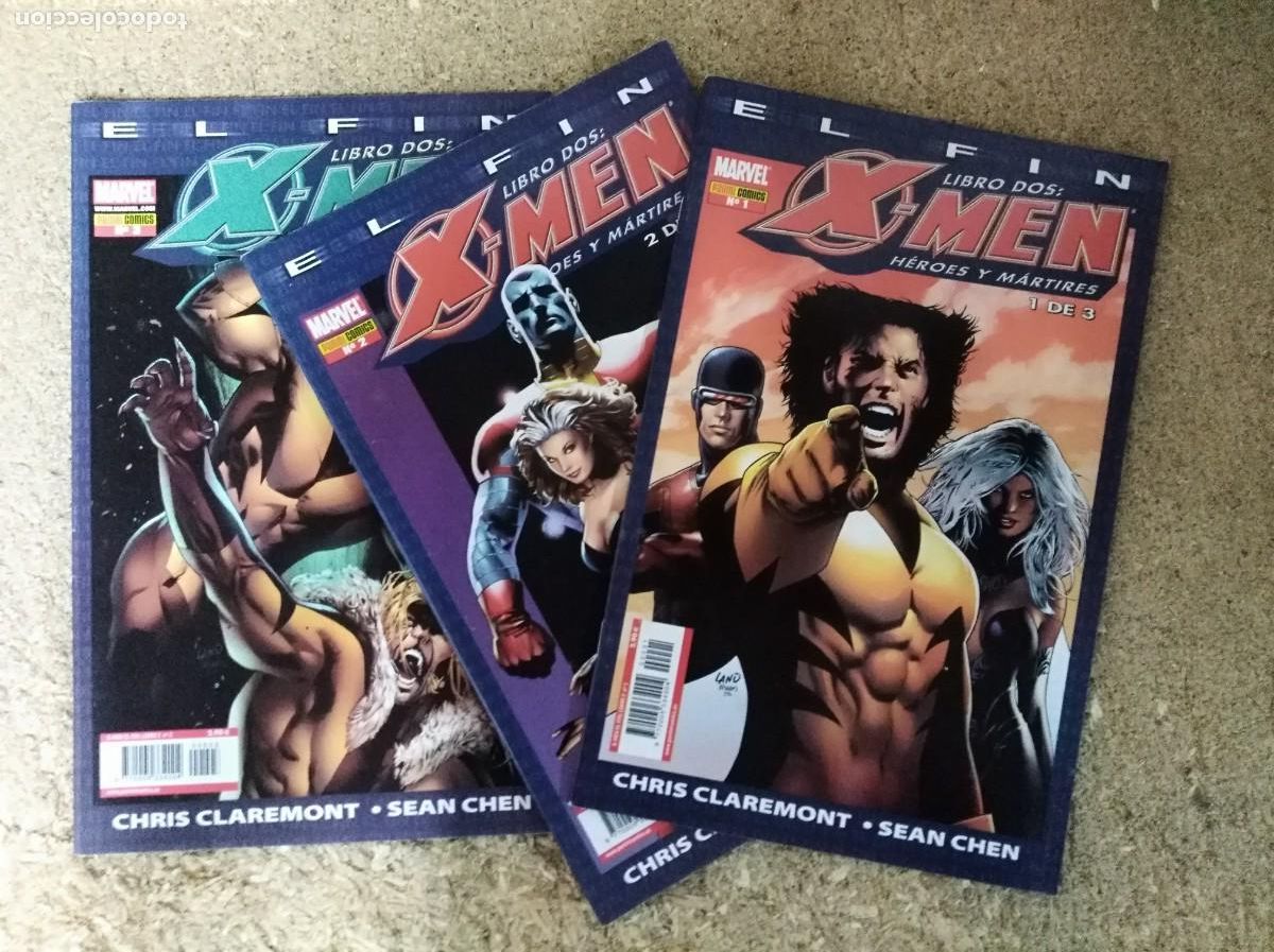C&oacute;mics: X-Men.El Fin.Libro Dos.Heroes y Martires.Completa 3 comics.Marvel.Panini - Foto 1