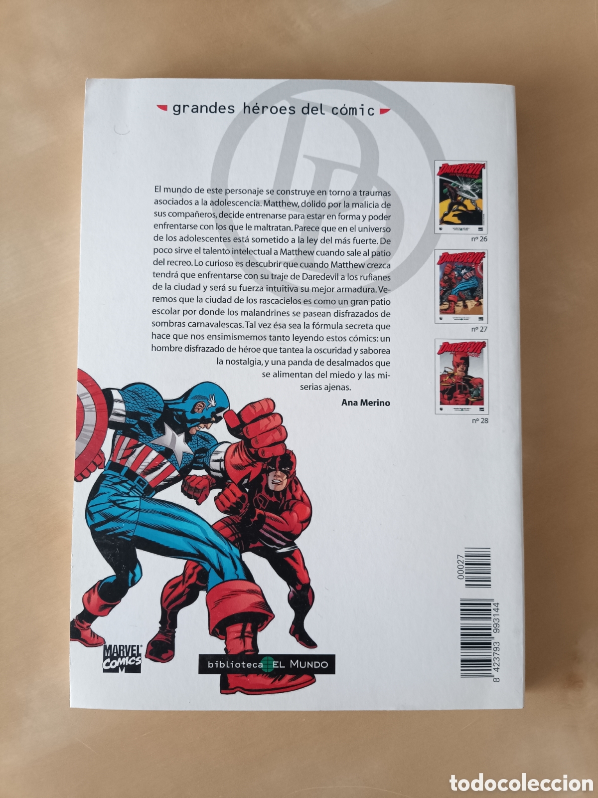 C&oacute;mics: C&Oacute;MIC DAREDEVIL DAN DEFENSOR 2 GRANDES H&Eacute;ROES DEL COMIC BIBLIOTECA EL MUNDO 27 - Foto 2