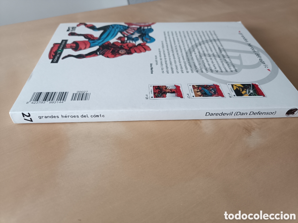 C&oacute;mics: C&Oacute;MIC DAREDEVIL DAN DEFENSOR 2 GRANDES H&Eacute;ROES DEL COMIC BIBLIOTECA EL MUNDO 27 - Foto 3