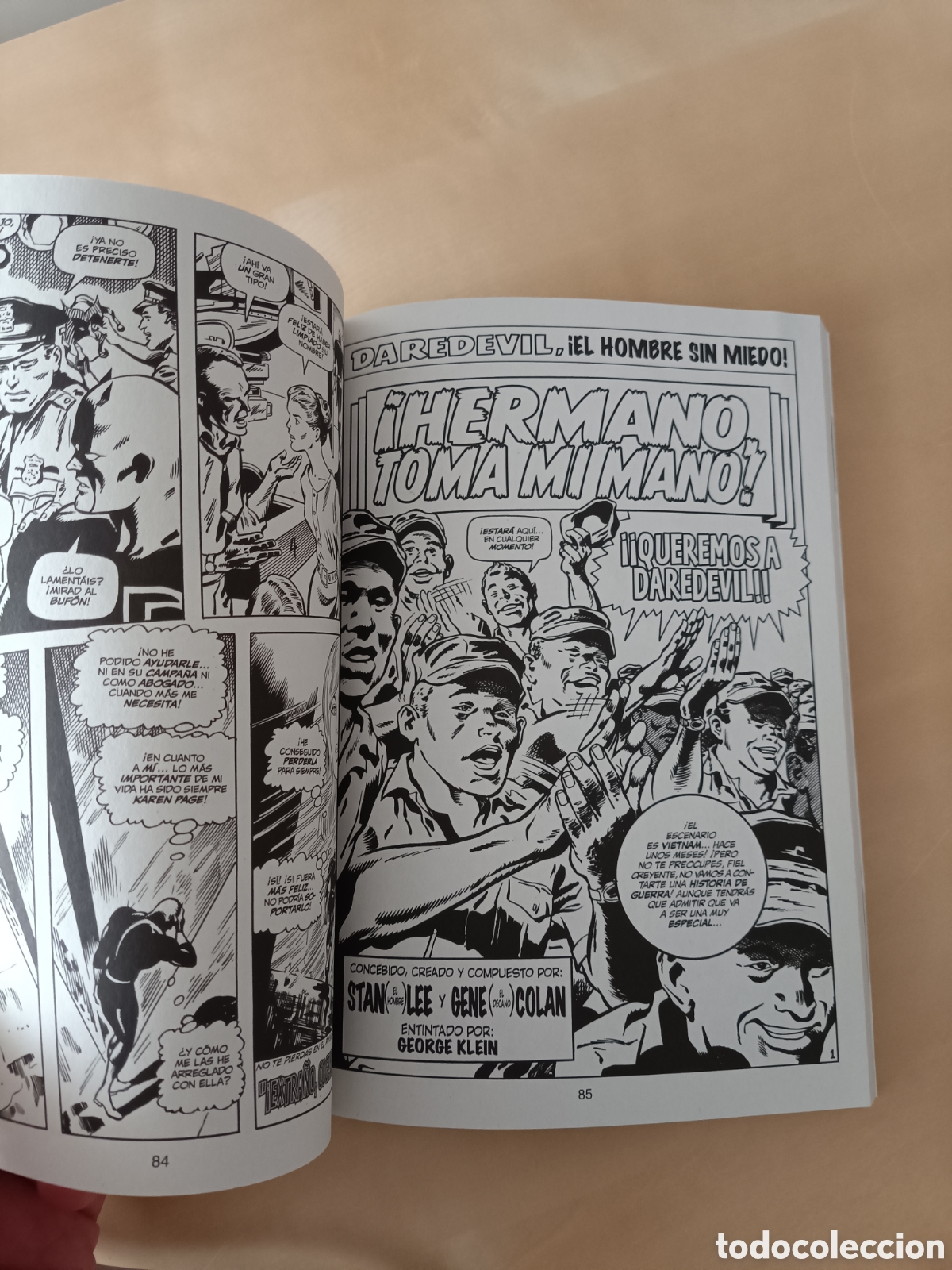 C&oacute;mics: C&Oacute;MIC DAREDEVIL DAN DEFENSOR 2 GRANDES H&Eacute;ROES DEL COMIC BIBLIOTECA EL MUNDO 27 - Foto 4