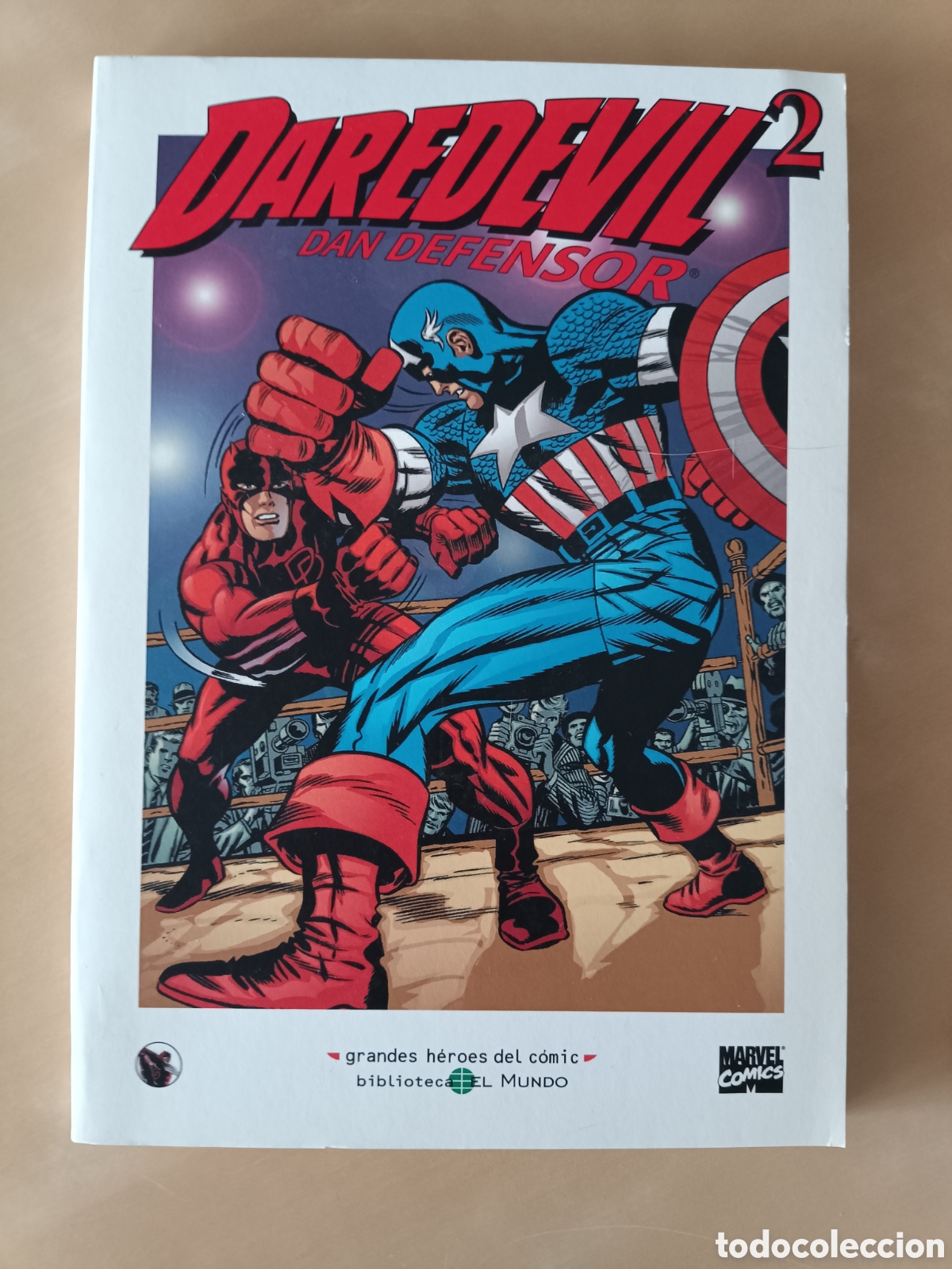 C&oacute;mics: C&Oacute;MIC DAREDEVIL DAN DEFENSOR 2 GRANDES H&Eacute;ROES DEL COMIC BIBLIOTECA EL MUNDO 27 - Foto 1
