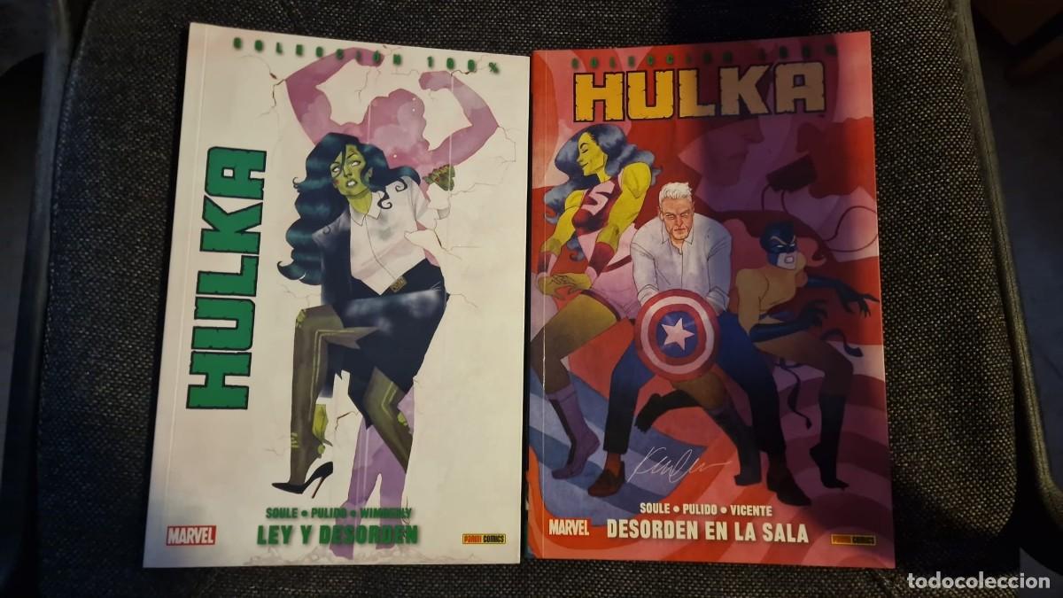 C&oacute;mics: 100% MARVEL: HULKA (OBRA COMPLETA 2 TOMOS) - PANINI - Foto 1