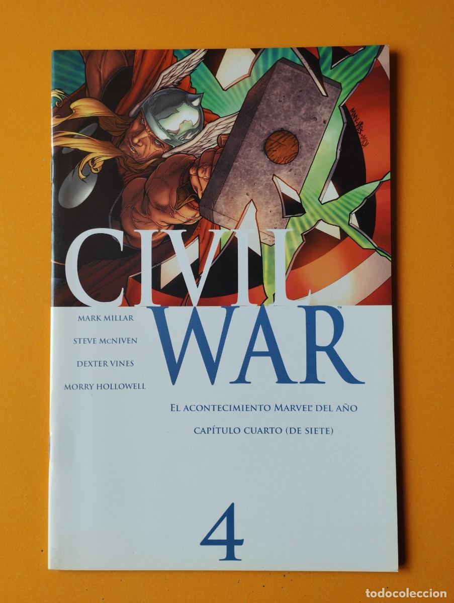 Comics: CIVIL WAR 4 MARVEL PANINI portada alternativa