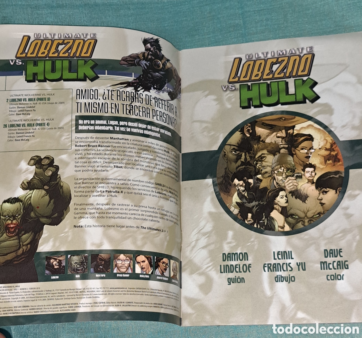 C&oacute;mics: C&Oacute;MIC ULTIMATE LOBEZNO 2, MARVEL PANINI - Foto 2