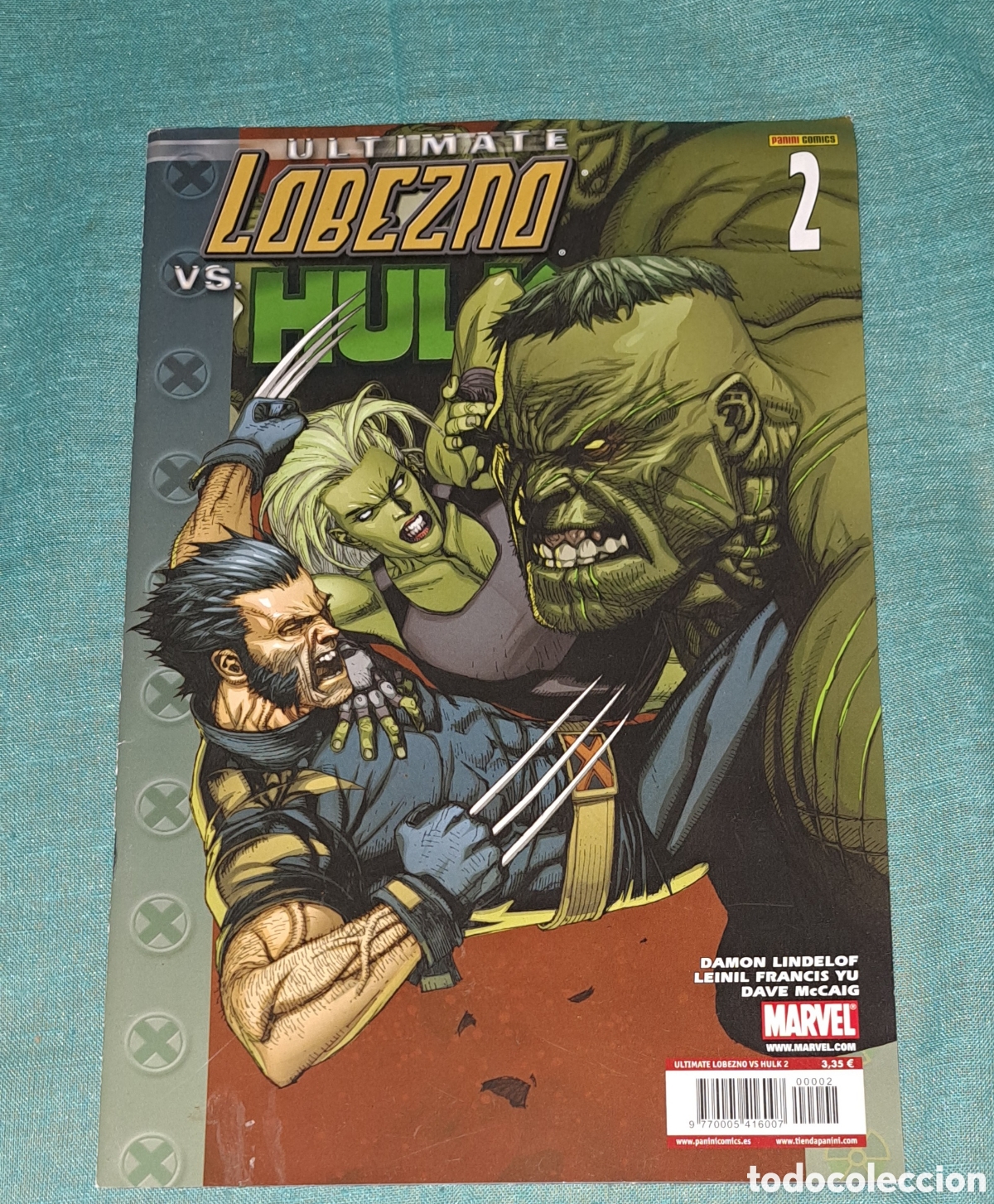 C&oacute;mics: C&Oacute;MIC ULTIMATE LOBEZNO 2, MARVEL PANINI - Foto 1