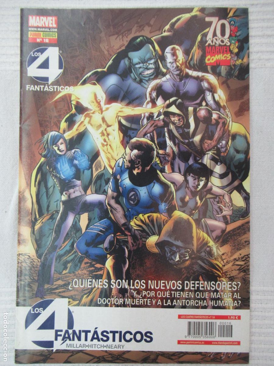 C&oacute;mics: Los 4 Fant&aacute;sticos Vol. 7 n&ordm; 18 - Panini - Foto 1